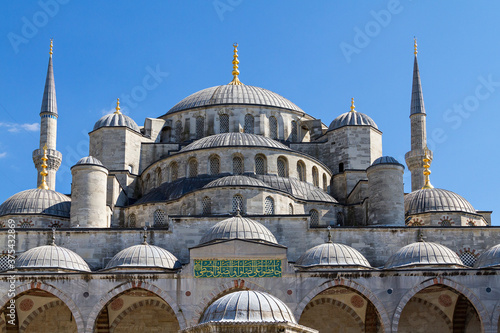 Canvas Print Blue Mosque known also as Sultanahmet Mosque, Istanbul, Turkey