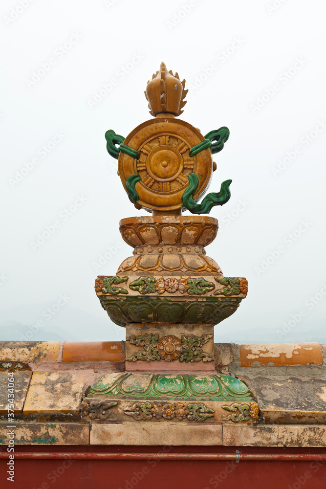 Tibetan Architecture in Putuo Temple of cases, Chengde, Mountain Resort, north china Tibetan Architecture in Putuo Temple of cases, Chengde, Mountain Resort, north china