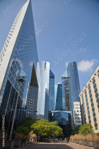 Skyscrapers in La Defense  Paris.