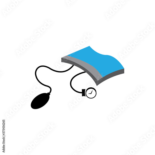 Blood pressure tool icon vector illustration medical device design