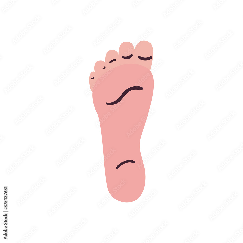 foot free form style icon vector design foot free form style icon vector design