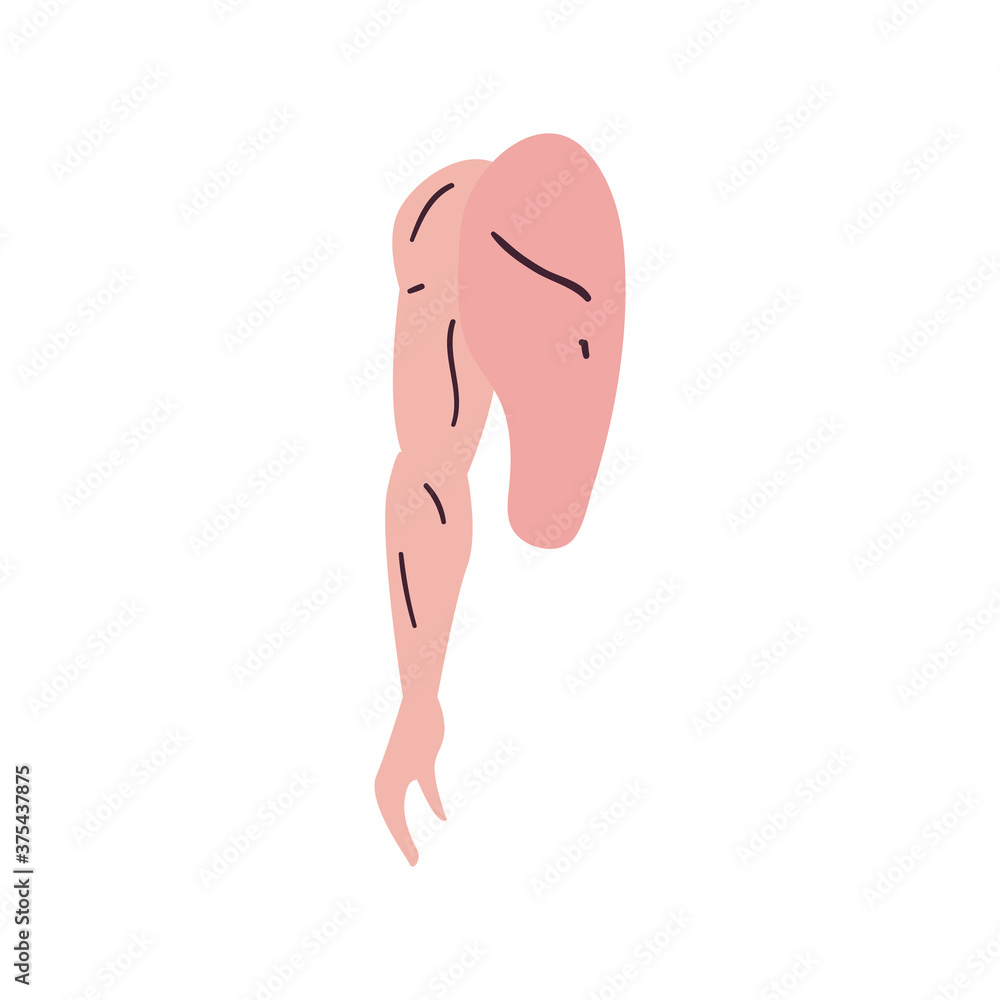 male arm back free form style icon vector design male arm back free form style icon vector design