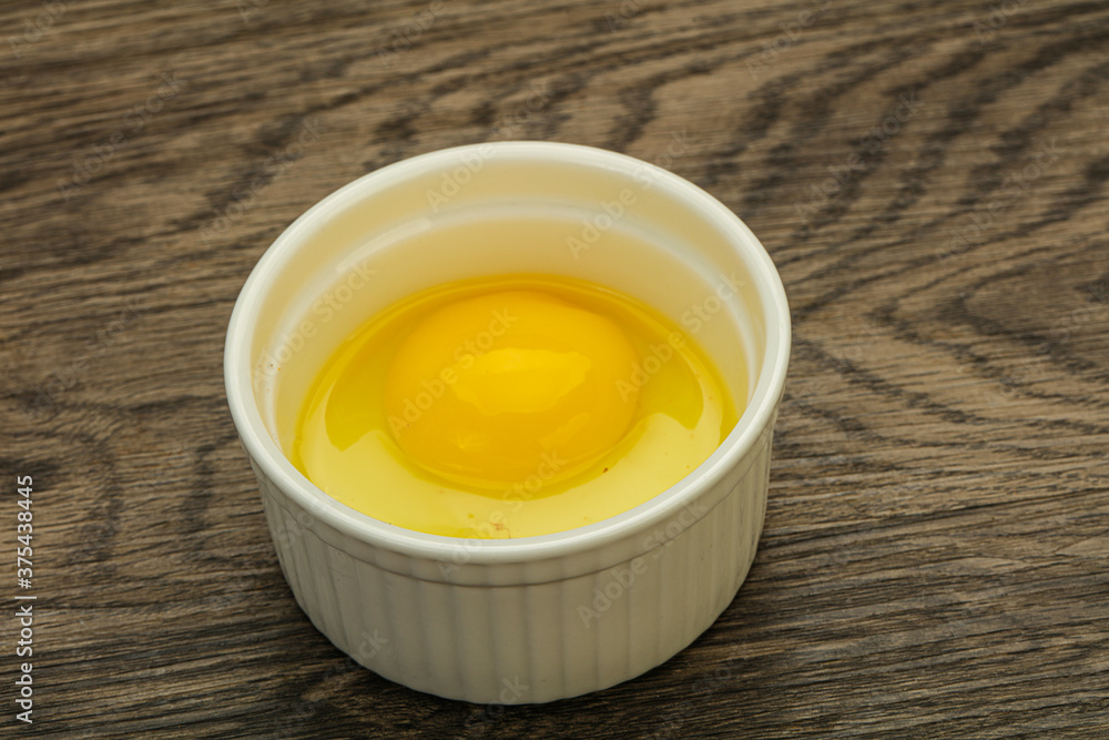 Raw Chicken egg in the bowl Raw Chicken egg in the bowl