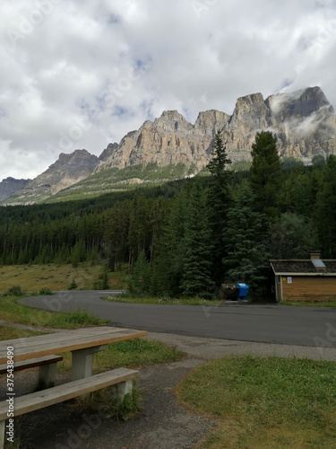 Wallpaper Mural View of Castle Mountain Torontodigital.ca