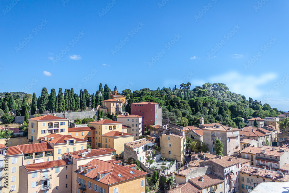 Panorama à 360° depuis le clocher de la tour saint François à Nice