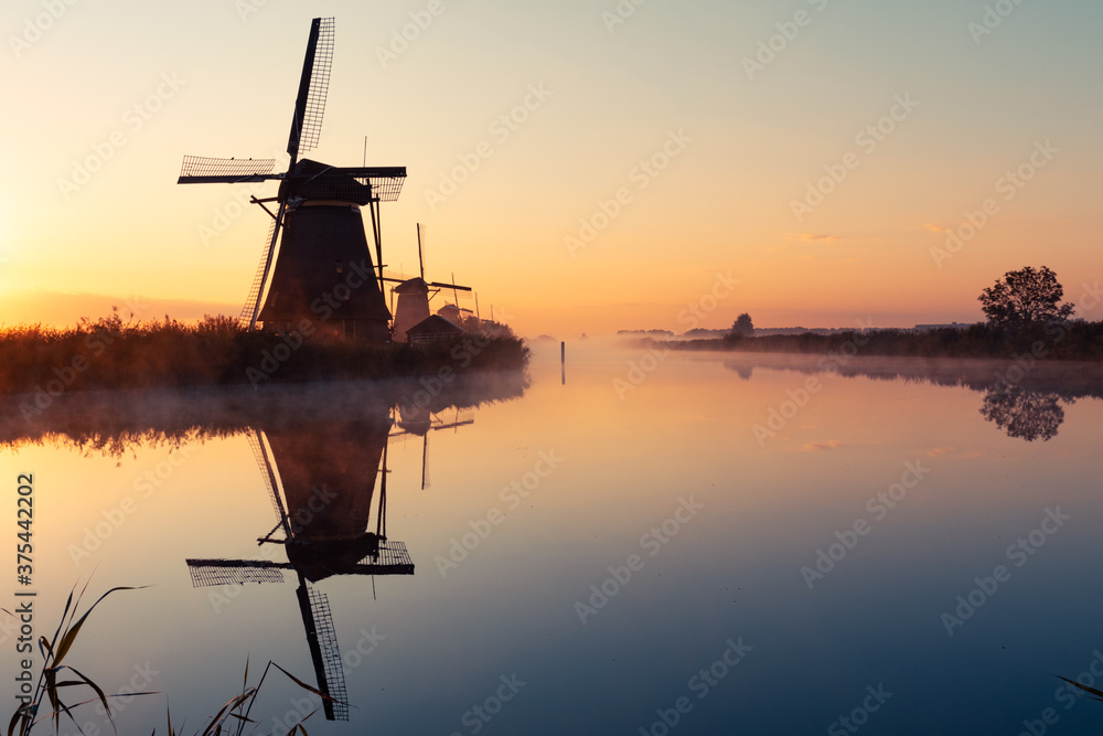 Windmühlen/Windmill Kinderdijk Holland
