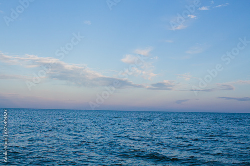 sea beach with clear water and sky