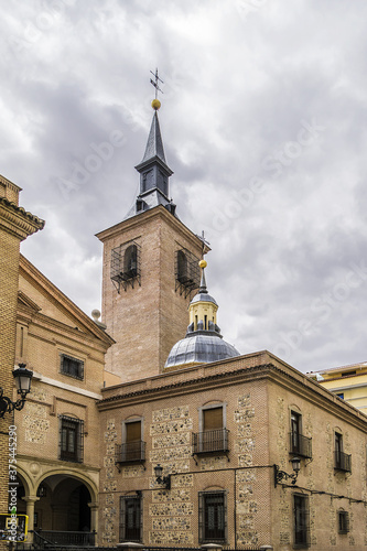 The Church of San Gines (Iglesia de San Gines de Arles) in Madrid, one of the oldest churches in that city. Church of San Gines situated on the Calle Arenal. Madrid,Spain. photo