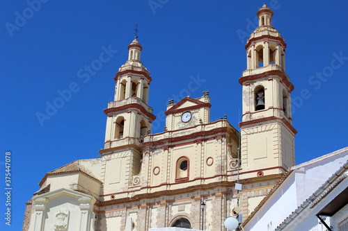 Church of the village of Olvera, in the province of Cádiz (Spain) 