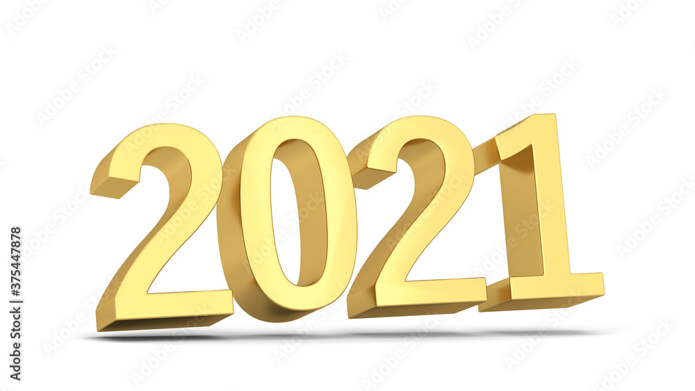 2021 text. New year sign 2021 text. New year sign