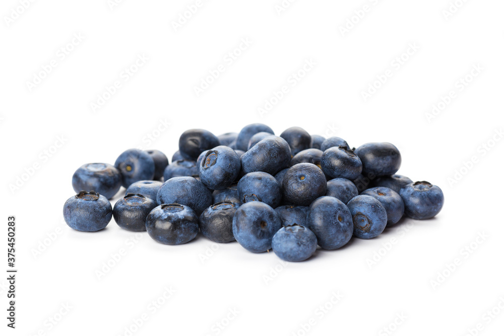 heap of blueberries isolated on white background heap of blueberries isolated on white background