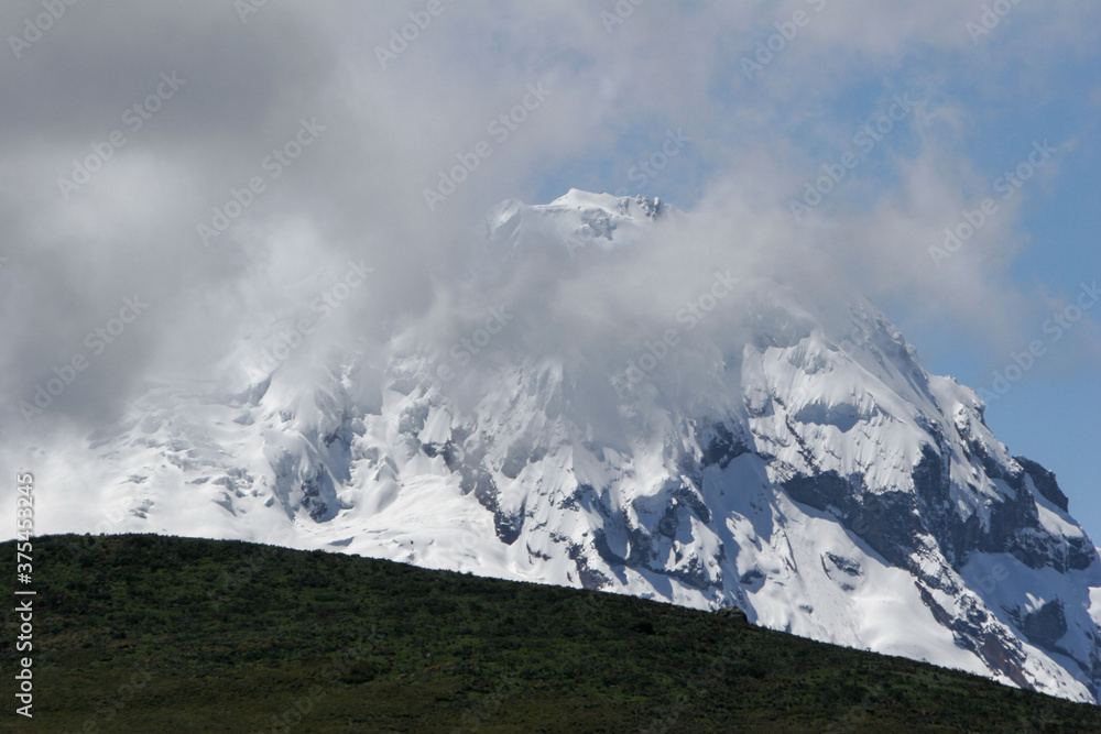 Volcán nevado Antisana Ecuador