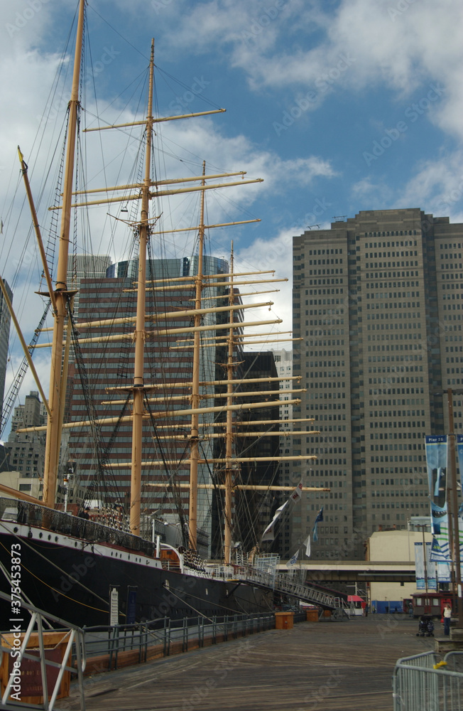 Tall Ship at South Street Seaport NYC