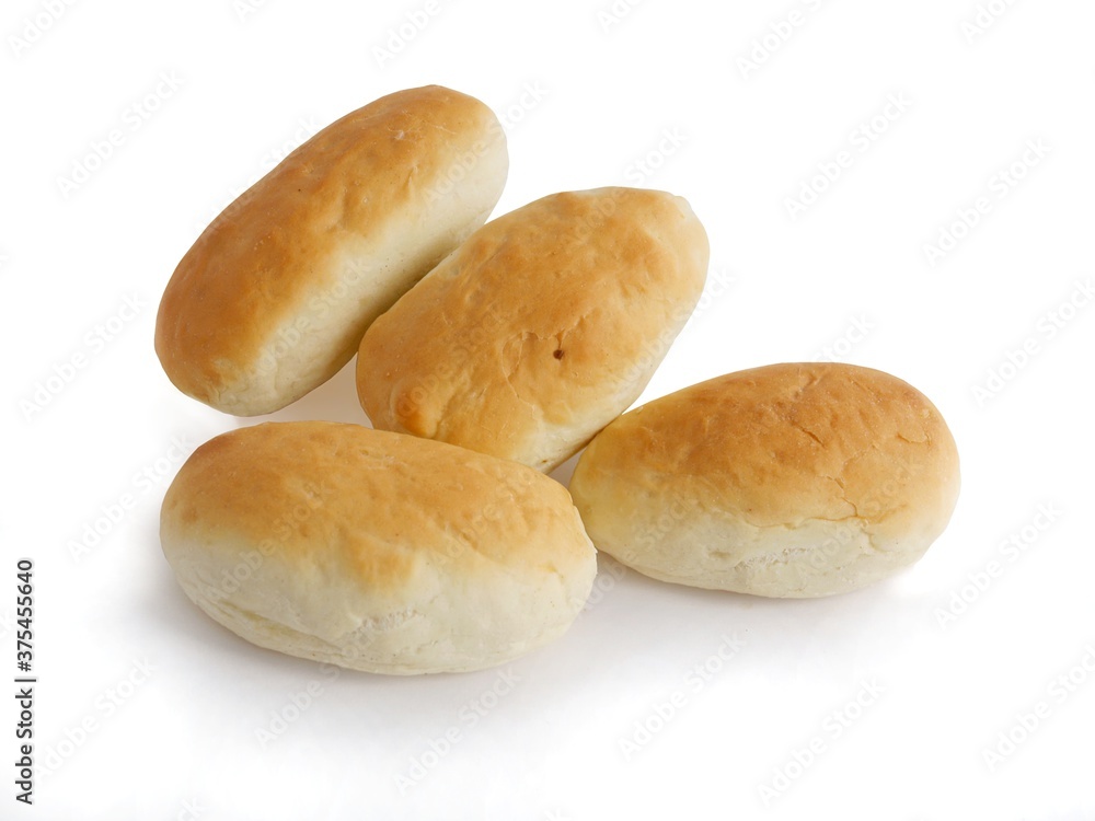 various tasty rolls with seeds for breakfast