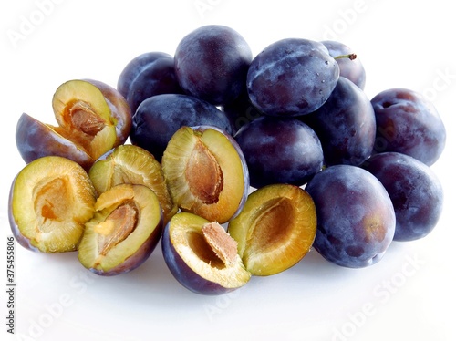 SOsweet,tasty ,multicolor fruits of plum close upNY DSC photo