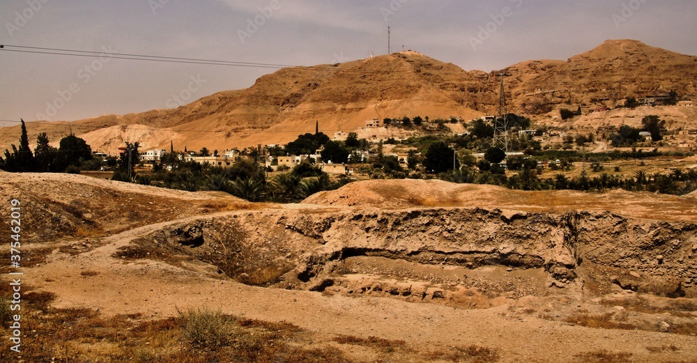 A view of the old City of Jericho in Israel