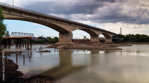 bridge over the Kuban river, Krasnodar 