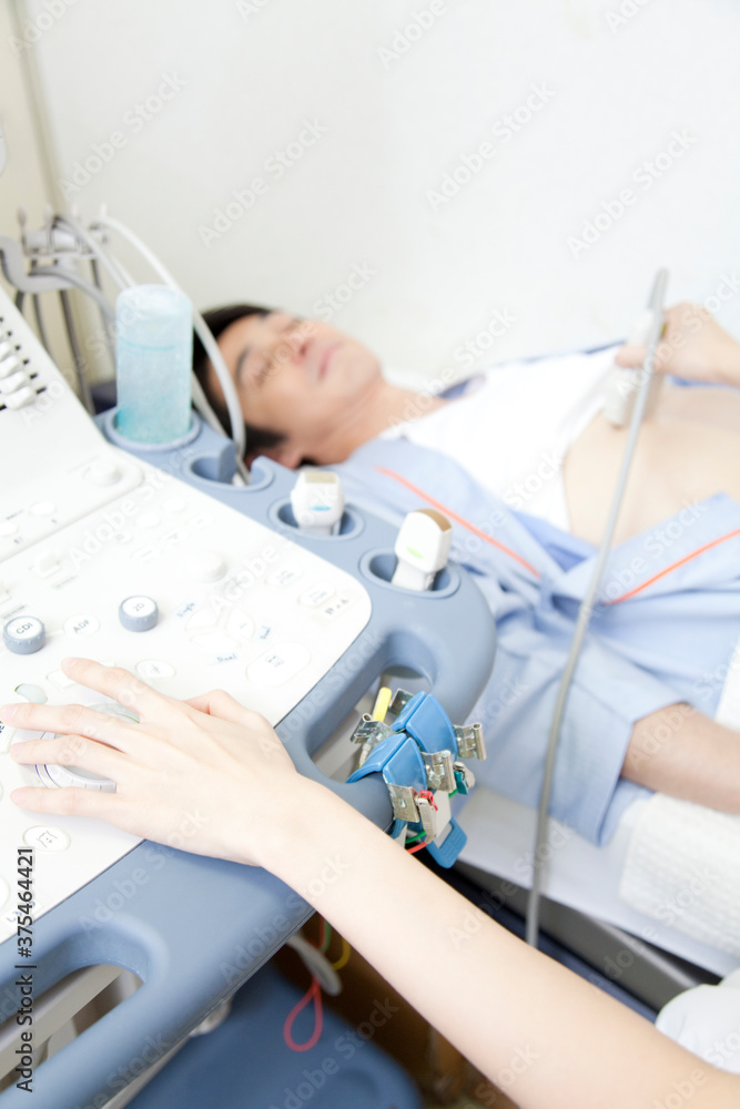 Obraz premium エコー検査