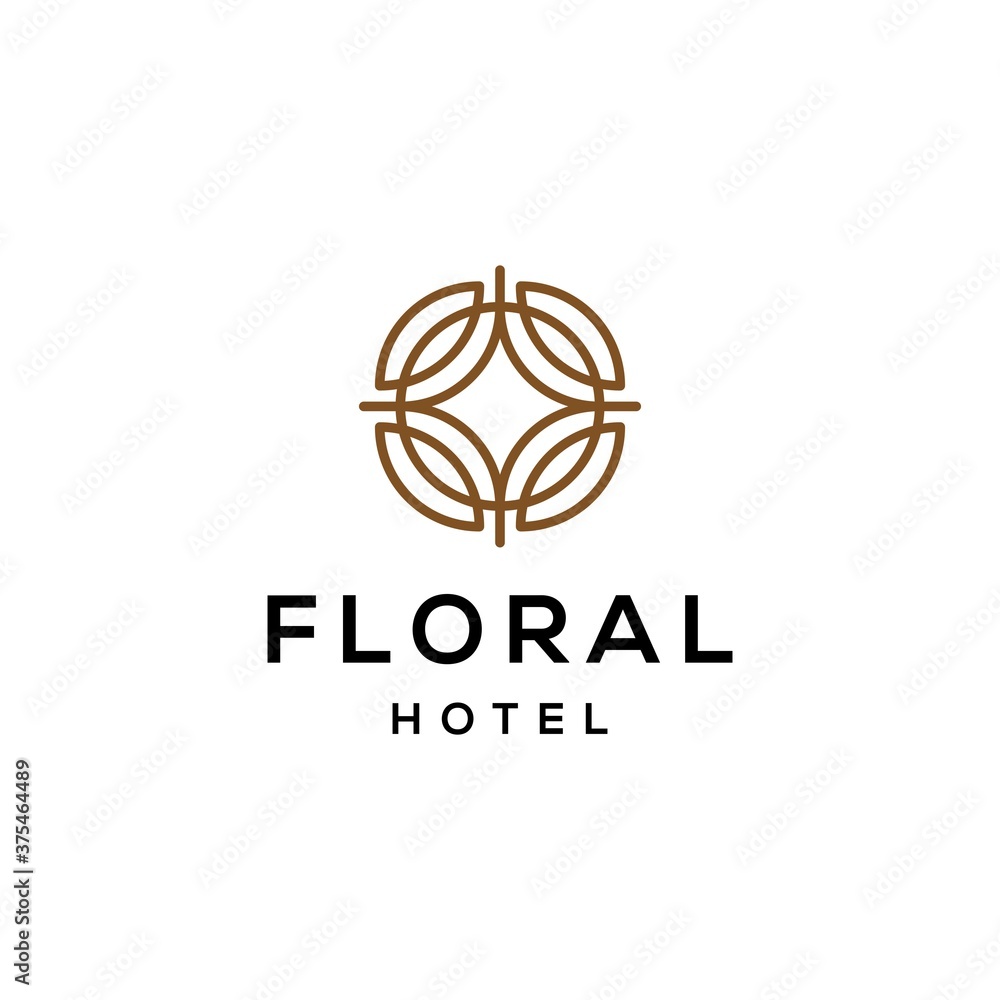 Abstract mandala flower swirl logo icon vector design. Elegant premium ornament vector logotype symbol. logo for hotel,spa,salon, and atelier Abstract mandala flower swirl logo icon vector design. Elegant premium ornament vector logotype symbol. logo for hotel,spa,salon, and atelier