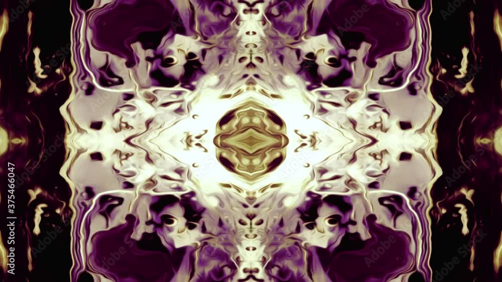 Abstract patterns. Moving liquid. Hypnotic kaleidoscope Abstract patterns. Moving liquid. Hypnotic kaleidoscope