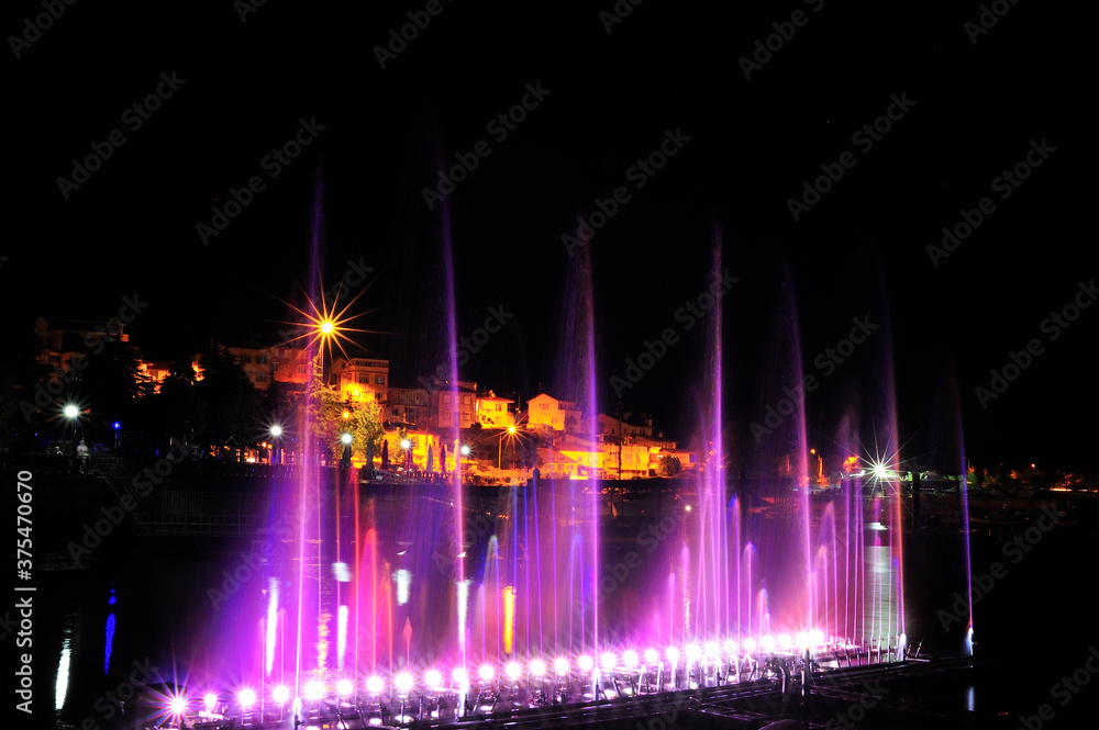 water and light show