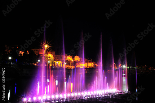 water and light show