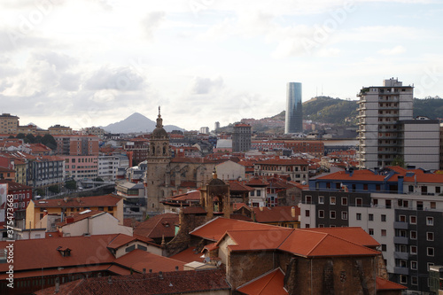 Panoramic view of the city of Bilbao
