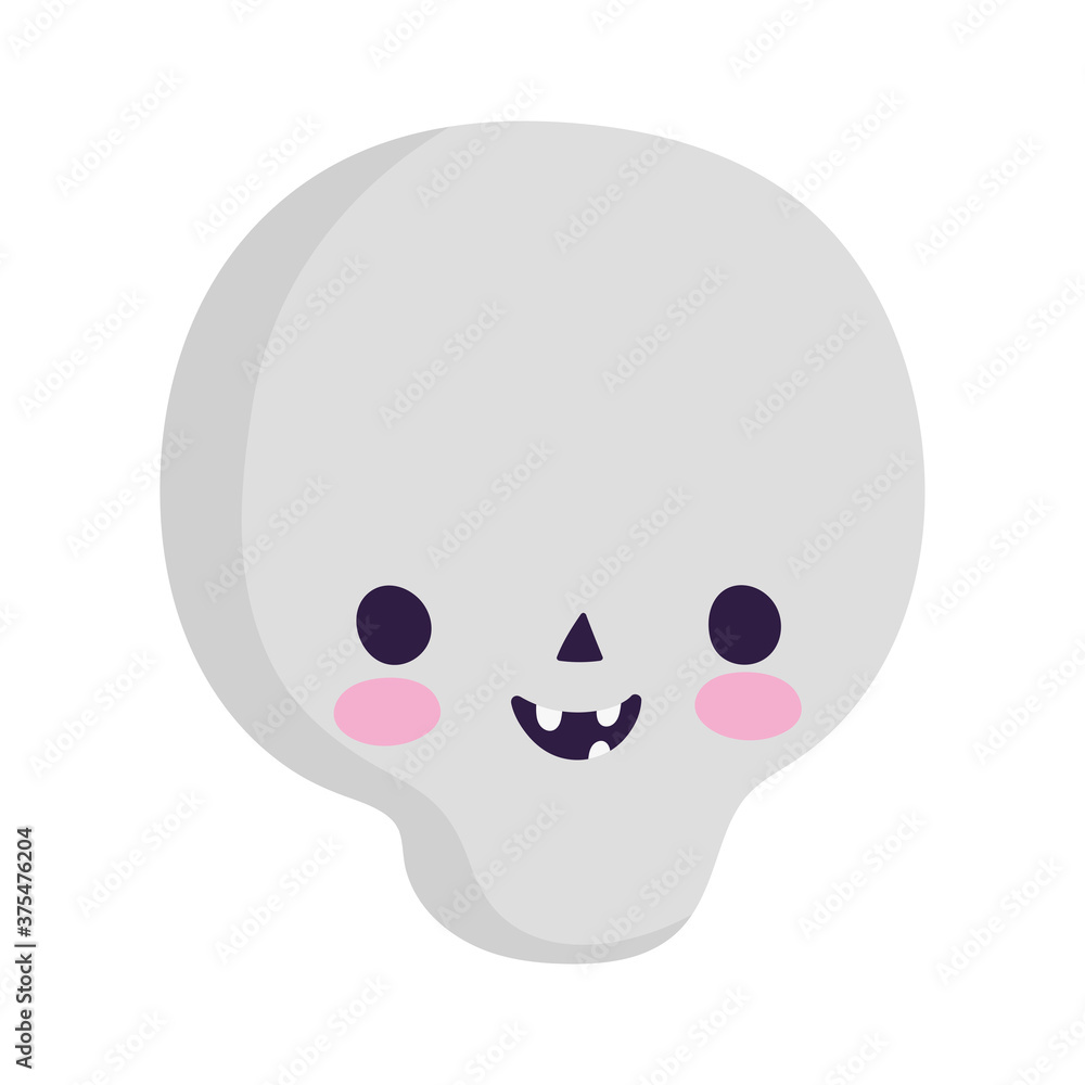 happy halloween, funny skull cartoon trick or treat celebration happy halloween, funny skull cartoon trick or treat celebration