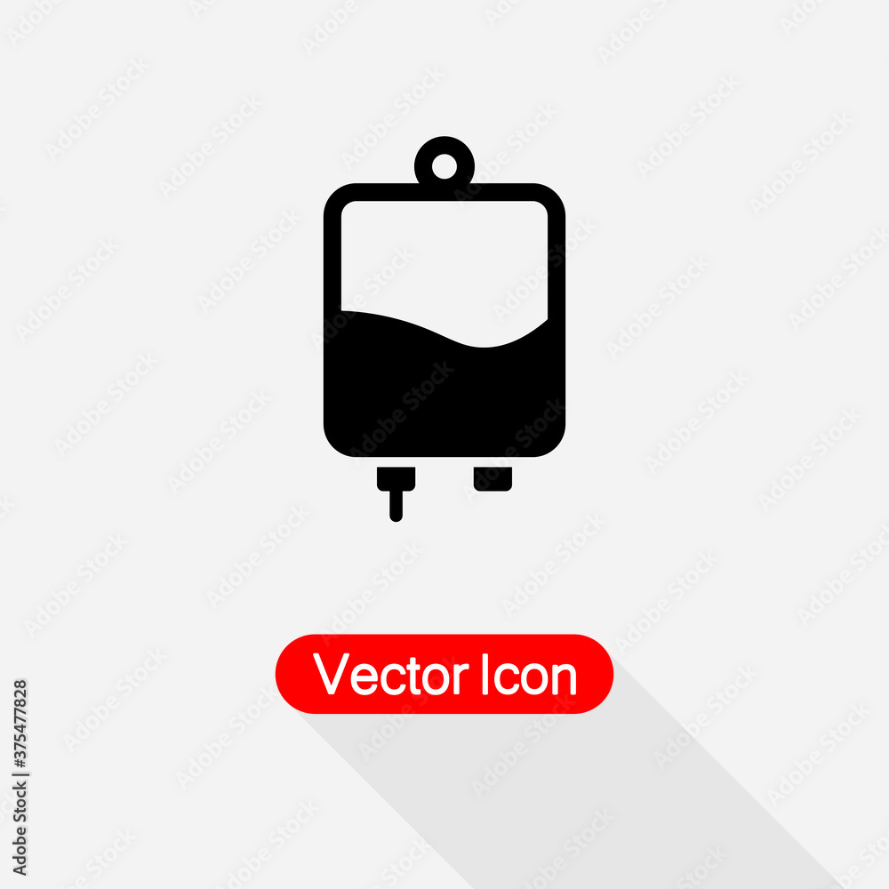 Blood Bag Icon, Medical Drip Filled Icon, Blood Transfusion Bag Sign Vector Illustration Eps10 Blood Bag Icon, Medical Drip Filled Icon, Blood Transfusion Bag Sign Vector Illustration Eps10