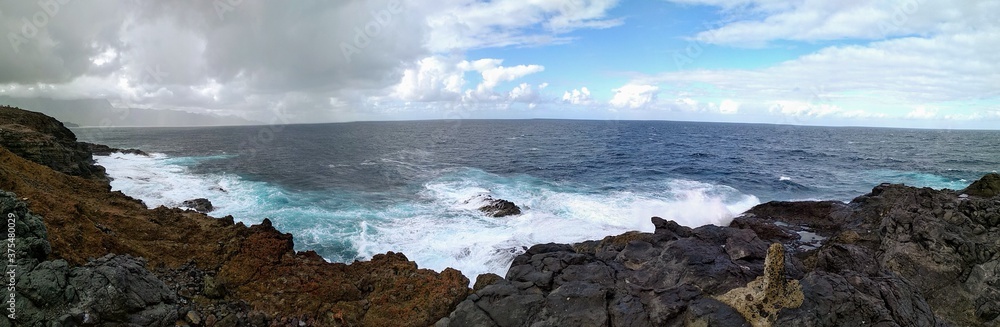 panoramatic view of the Atlantic ocean
