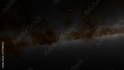 Stars in sky  starry night starlight shine of milky way  space cosmic background  starry background 3d render