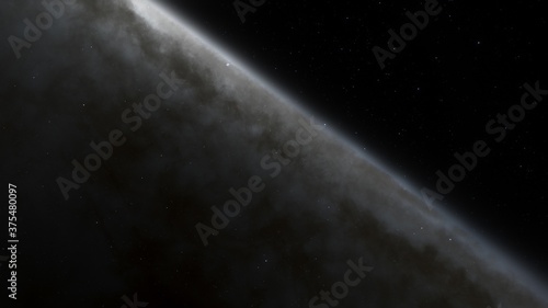 Stars in sky  starry night starlight shine of milky way  space cosmic background  starry background 3d render