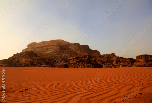 landscape taken in the desert
