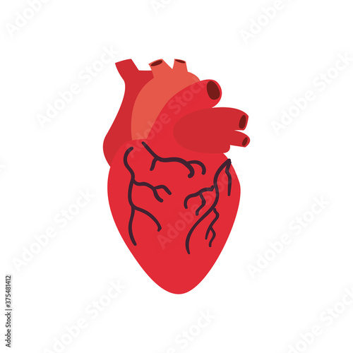 heart free form style icon vector design