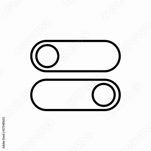 Free Download Outline switch button icon.Switch button vector illustration. Symbol for web and mobile - GFXLoad