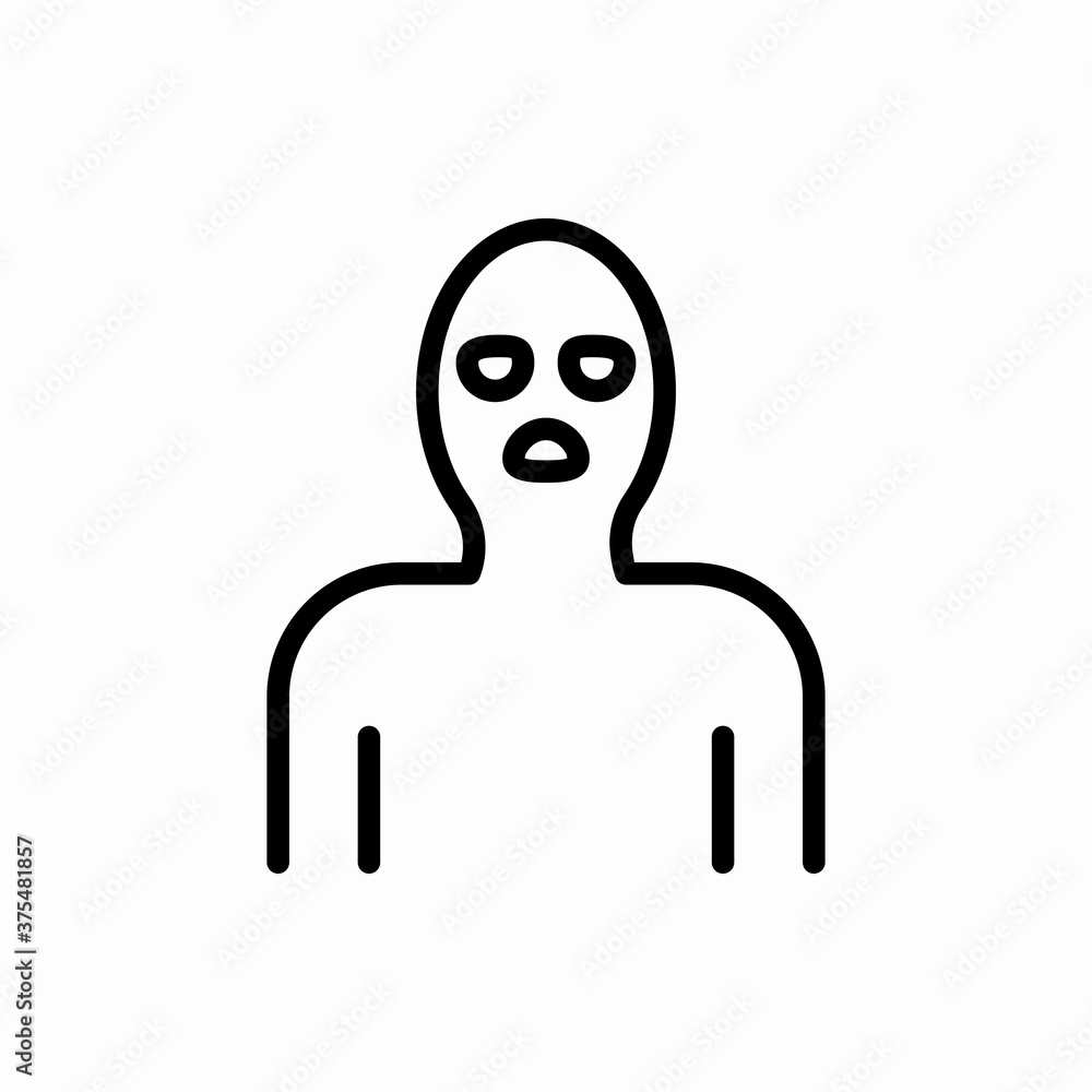 Outline thief icon.Thief vector illustration. Symbol for web and mobile Outline thief icon.Thief vector illustration. Symbol for web and mobile