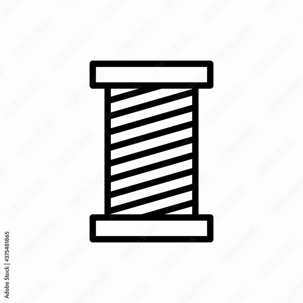 Outline thread icon.Thread vector illustration. Symbol for web and mobile Outline thread icon.Thread vector illustration. Symbol for web and mobile