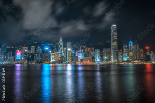 hong kong skyline at night © Ernest