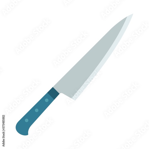 Knife for chopping vector object on white background.