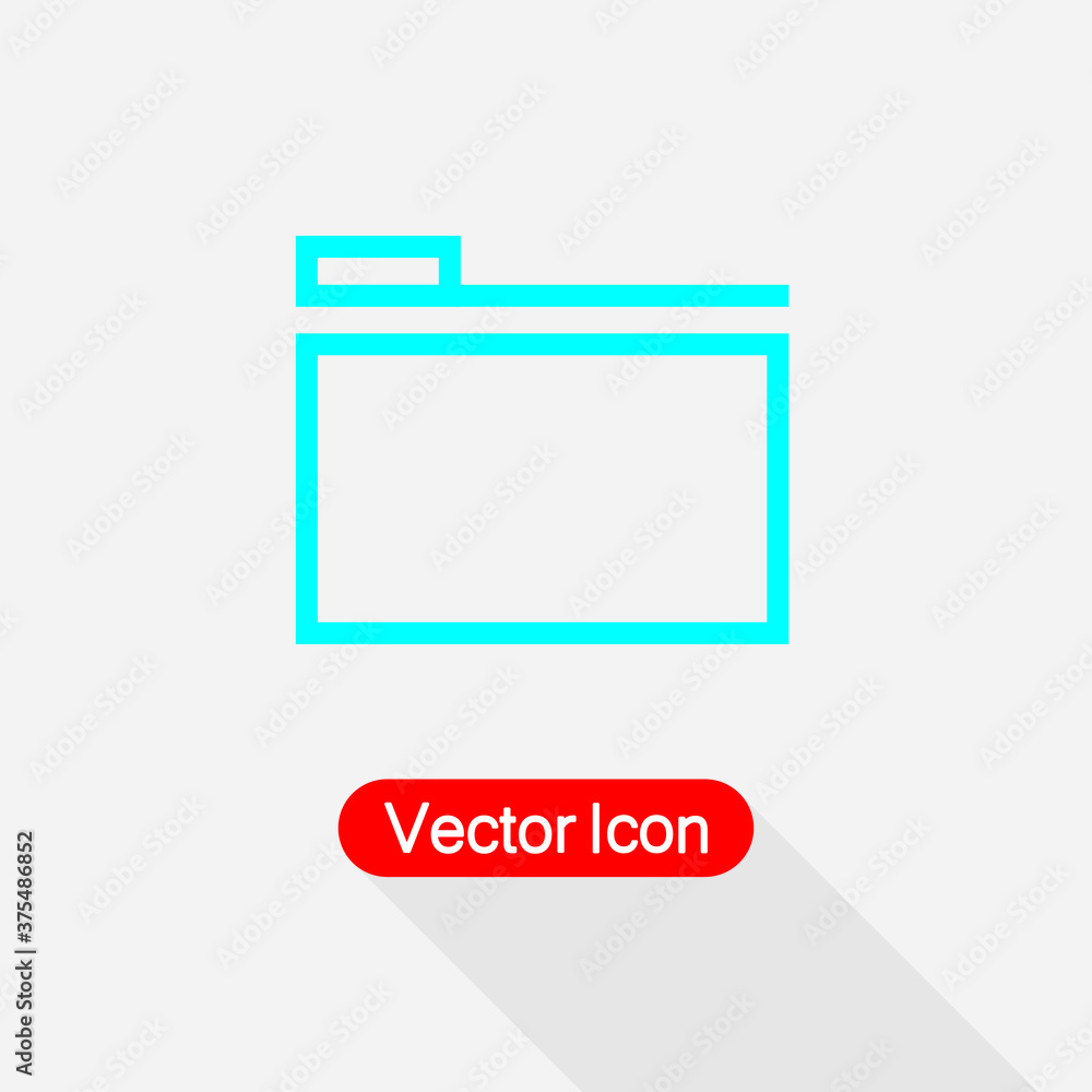 Folder Icon vector illustration Eps10 Folder Icon vector illustration Eps10