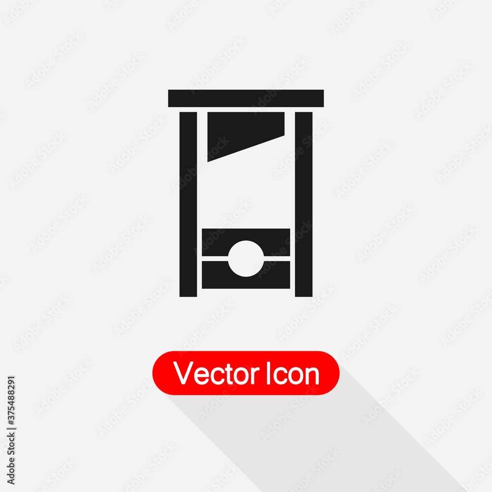 Guillotine Icon Vector Illustration Eps10 Guillotine Icon Vector Illustration Eps10