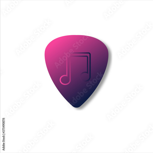 Guitar pick icon