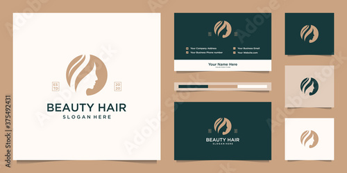 floral women logo design