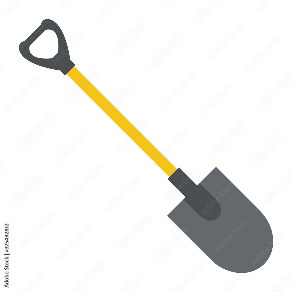 Yellow Shovel Vector Illustration Yellow Shovel Vector Illustration