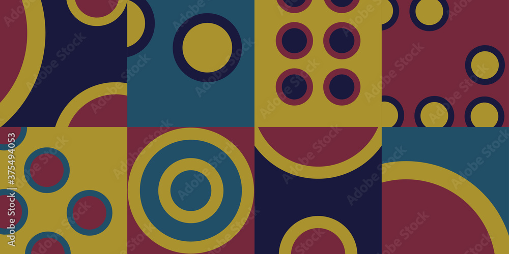 geometry abstract shape elegant retro background template
