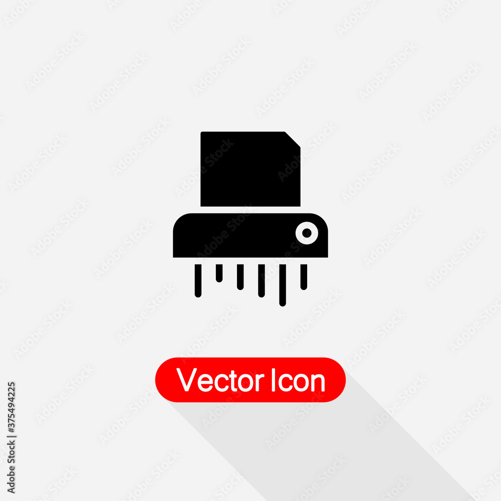 Paper Shredder Icon, Shredder Icon Vector Illustration Eps10 Paper Shredder Icon, Shredder Icon Vector Illustration Eps10
