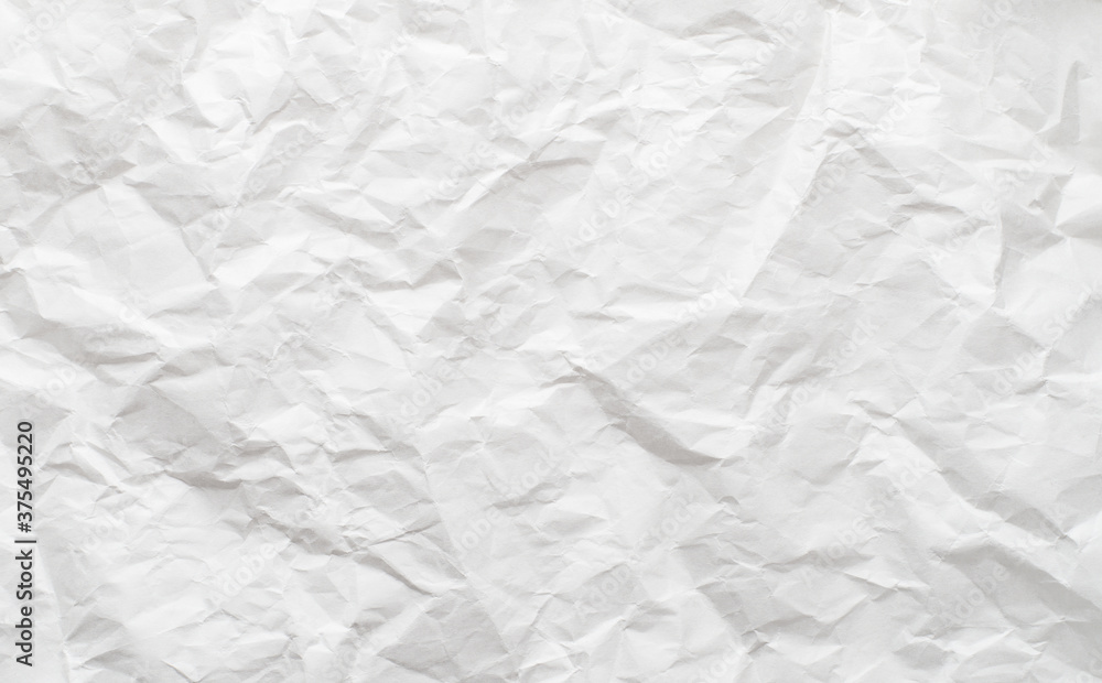 Obraz premium crumpled white paper texture