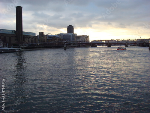 Photography london skyline at sunset