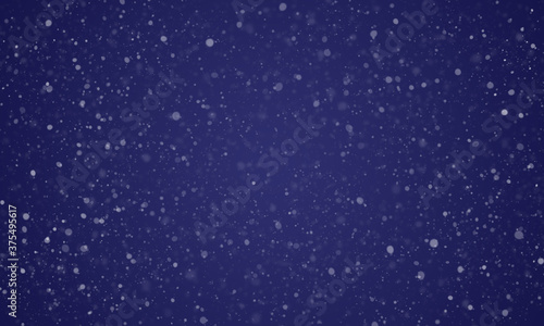 Blue glitter particles background for luxury premium product design.