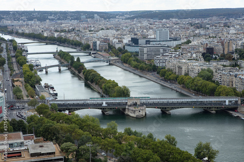 Vue aérienne de Paris